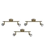 SE 140-BR2 (x3) Saba Packet Bronze adjustable spotlight+ HOMELIGHTING 77-8838