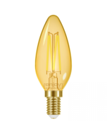 Λαμπτήρας Led Filament Amber Dimmable B35  E14 Κεράκι 4,8w 2000K 300lm Ø35xH98mm Enjoy EL825903