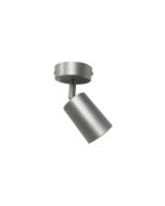 Επιτοίχιο σποτ από μέταλλο σε ασημί απόχρωση GU10 D:15cm 9087-1-Silver