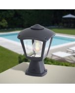 FUMAGALLI ΚΟΛΩΝΑΚΙ ΔΑΠΕΔΟΥ ΤΕΤΡΑΓΩΝΟ DISMA ROBY ΜΑΥΡΟ E27 Eurolamp 145-26073