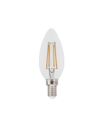 LED FILAMENT E14 C35 4W 2700K 230V AC 480LM RA80 ACA FLAM4WW