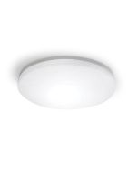 ΛΕΥΚΟ ΣΤΡΟΓΓΥΛΟ Φ/Σ LED 24W 2400Lm CCT(3000/4000/6500K) Φ280mm 120° 230V IP54 Ra80 ACA PLAFE24CCTR