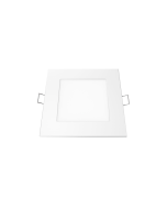 LED SLIM PANEL WHITE SQUARE REC. 6W 3000K 400Lm 120mm 230V AC Ra80 ACA PLATO630SW