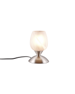 Cup II Πορτατίφ με Λευκό Καπέλο και Ασημί Βάση Trio Lighting R59441001