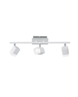 Σποτ Ράγα Τρίφωτη 48cm Λευκό Ματ LED 3x3,5w 3000K 3x400lm Trio Lighting Roubaix Trio Lighting R82153131