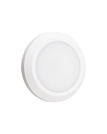 LED WALL ROUND LUMINAIRE WHITE 230V AC IP65 4W 3000K 310LM RA80 ACA SLIM01NW