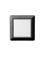 LED WALL SQUARE LUMINAIRE DARK GREY 230V AC IP65 4W 3000K 270LM RA80 ACA SLIM51NDG