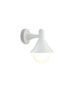 it-Lighting Rabun 1xE27 Outdoor Wall Lamp White D:24.5cmx23.5cm 80202524