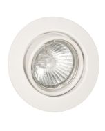 InLight Χωνευτό σποτ από λευκό μέταλλο 1XGU10 D:9cm 43277-Λευκό