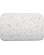 ΠΑΤΑΚΙ ΜΠΑΝΙΟΥ MEMORY FOAM VibrantRoots ΛΕΥΚΟ 40x60cm San Lorentzo 8064WHITE