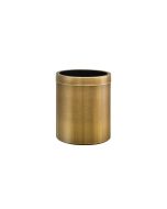 Χαρτοδοχείο Ανοιχτό 5lt Sanco Ø20,5xH24,5 cm Open Bins Brass Bronze Mat 90660-M25