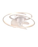 Ανεμιστήρας Οροφής White Mat 50cm Led 38w 2700-6500K 4400lm Trio Lighting Umea R67252131