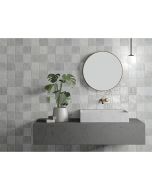 Πλακάκι Τοίχου 10x10cm Γυαλιστερό Peronda Ceramicas Riad Glossy Grey 