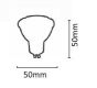 Λαμπτήρας Led Dimmable GU10 6W Day White 4000K 100° Inlight 7106092DIM 