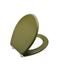 Κάλυμμα Λεκάνης Π36xΜ41,5xΥ3cm MDF Bamboo Essentials Olive Green Estia Home Art  02-15299