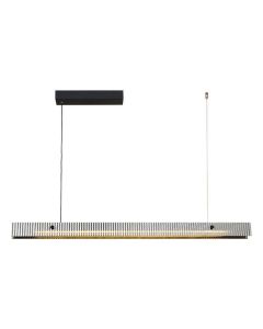 ARTE ILLUMINA ΦΩΤΙΣΤΙΚΟ ΓΡΑΜΜΙΚΟ ΜΟΝΟΦΩΤΟ LED 25W ΜΑΥΡΟL120*W5.6*H7CM 3 CCT Eurolamp 144-16021