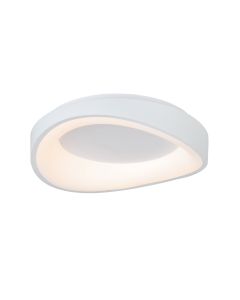 Πλαφονιέρα Οροφής Ø45cm Led 72w 3CCT Dimmable Λευκό Μέταλλο & Ακρυλικό Inlight 42033-White 