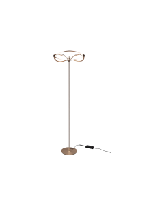 Φωτιστικό Δαπέδου Brass Matt 52xH175cm  LED 31w 3000K 4100lm Trio Lighting Charivari 421210108