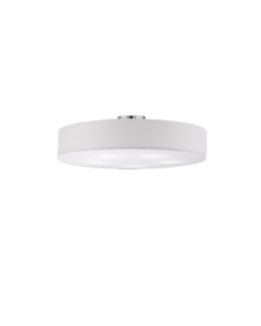 Πλαφονιέρα Οροφής Υφασμάτινη Λευκή 65xH17cm  5xE27 Trio Lighting Hotel 603900501