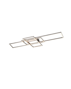 Πλαφονιέρα Οροφής 105cm Nickel Matt Led 60w 3000-6500K 1700lm Trio Lighting Irvine 620010407