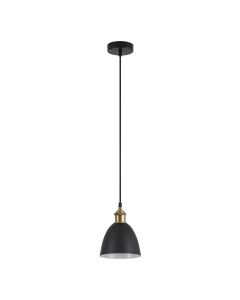 SE21-BR-10-MS2 MAGNUM BRONZE Black Metal Shade Pendant+ HOMELIGHTING 77-8767