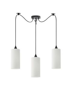 SE21-BL-4-BL3-GL3 ADEPT TUBE  Pendant White Glass+ HOMELIGHTING 77-9001