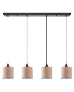 SE21-BL-B10-4BL-SH3 ADEPT PENDANT Brown Shade Pendant+ HOMELIGHTING 77-9023