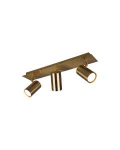 Σποτ Τρίφωτο Κινητό Old Brass 48xH15cm 3xGU10 Trio Lighting Marley 802400304