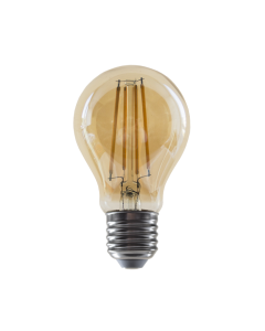 LED FILAMENT E27 DIM A60 AMBER 8W 2700K 230V AC 900LM RA80 ACA ELIOR8WWDIMAM