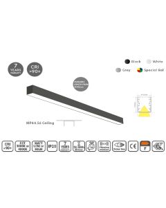 MP44.56C-451-H-3-O-OF-WH Linear Profile Lighting Ceiling 44.5x56mm 451cm HOMELIGHTING 77-14941