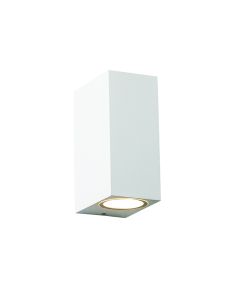 GU10 WALL LUMINAIRE PLASTIC 230V AC WHITE IP65 MAX.2X3W LED ACA SL8111GU10W