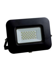 ΠΡΟΒΟΛΕΑΣ LED 30W SMD ΒΑΣΗ 360° ΜΑΥΡΟΣ IP65 4000K PLUS 147-69326