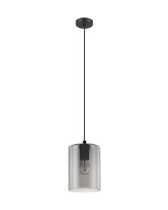 Eglo Cadaques Μοντέρνο Κρεμαστό Φωτιστικό Μονόφωτο με Ντουί E27 σε Μαύρο Χρώμα 98585