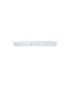 Eglo Padrogiano-Z Κλασική Μεταλλική Πλαφονιέρα Οροφής με Ενσωματωμένο LED σε Λευκό χρώμα 120cm 900482