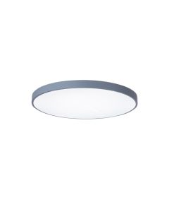 InLight Πλαφονιέρα οροφής LED 24W 3CCT by switch on base από γκρι μέταλλο και ακρυλικό D:30cm 42035-D-Gray