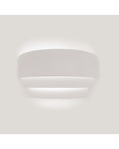 InLight Επιτοίχιο φωτιστικό λευκό από γύψο 1XE14 D:29cm 43388