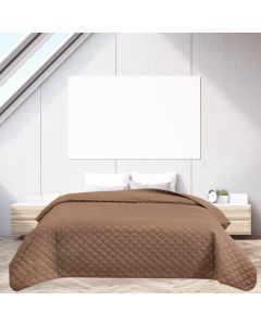 ΚΟΥΒΕΡΛΙ ΚΑΦΕ MICROFIBER 260X230 San Lorentzo 010008BROWN