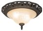 Πλαφονιέρα Οροφής Ø38cm 2xE27 Μέταλλο Rusty- Γυαλί Trio Lighting Rustica 6102021-24