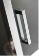 Πόρτα Ντουσιέρας 130 εκ. 1 Σταθερό-2 Συρόμενα, Προφίλ Χρώμιο, Ύψος 185 εκ., 5 χιλ. Κρύσταλλο Clean Glass Axis Triple Slider SL3X130C-100