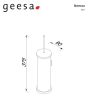 Πιγκάλ Επίτοιχο Geesa Nemox Gold Brushed 6511-201