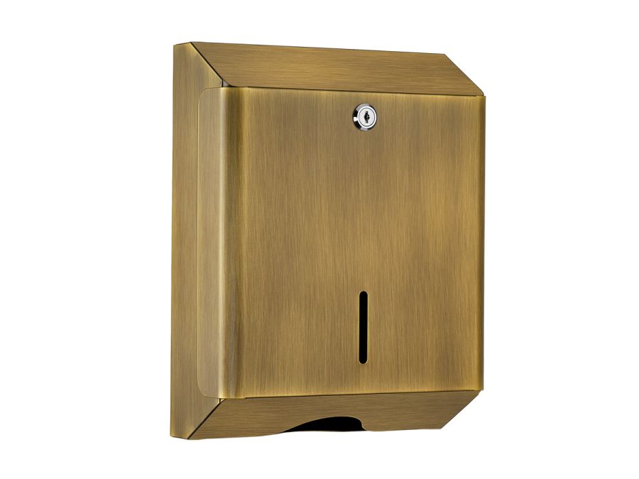 Θήκη για Χειροπετσέτες Επίτοιχη Sanco Tissue Dispensers Inox Aishi 304 Bronze Mat 099-M25