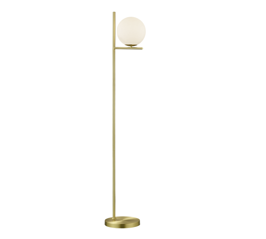 Φωτιστικό Δαπέδου Brass Matt 25xH150cm 1xE14 Trio Lighting Pure 402000108