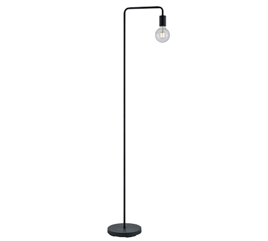 Φωτιστικό Δαπέδου Μαύρο Ματ 23xH149cm 1xE27 Trio Lighting Diallo 408000132