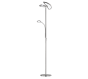 Φωτιστικό Δαπέδου Nickel Matt 33xH181cm Led 18w 3000-6500K 2000lm Trio Lighting Split 424910207