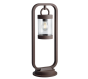 Φωτιστικό Κολωνάκι Φαναράκι 23xH60cm IP44 1xE27 Trio Lighting Αλουμίνιο Rusty Trio Lighting Sambesi 504160124