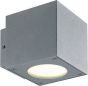 Απλίκα Cube IP44 Led 2*3 watt  480LM 3000K warm white Αλουμίνιο Γκρι Viokef Tech 4097900