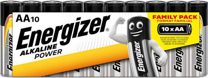 Μπαταρίες Αλκαλικές AA /Ε91 (Μινιόν) Family Pack 10 τμχ. Energizer Alkaline Power LR6 F016609