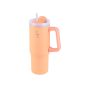 Θερμός Straw Tumbler XL 900ml Peach Fuzz Estia Home Art Save the Aegean 01-28626