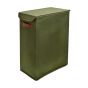 Καλάθι Απλύτων 38x21x55cm Πολυεστέρα Olive Green Estia Home Art 02-14926