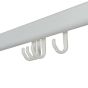 Κρίκοι Κουρτίνας Μπάνιου 12τμχ. Λευκοί Easy Roll Hooks Sealskin 251160210